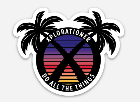DO ALL THE THE THINGS Sticker